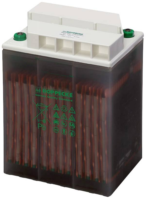 HOPPECKE OPzS bloc sun-power VL 12-200 GUG 1216290150 Solarakku 12 V 200 Ah Blei-Säure (B x H x T) 38 x 38.3 x 20.5 cm M8-Schraubanschluss
