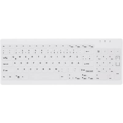 Active Key AK-C7012F-U1-W/GE USB Hygiene-Tastatur Deutsch, QWERTZ, Windows® Weiß Geeignet f. Wischdesinfektion nach DGHM