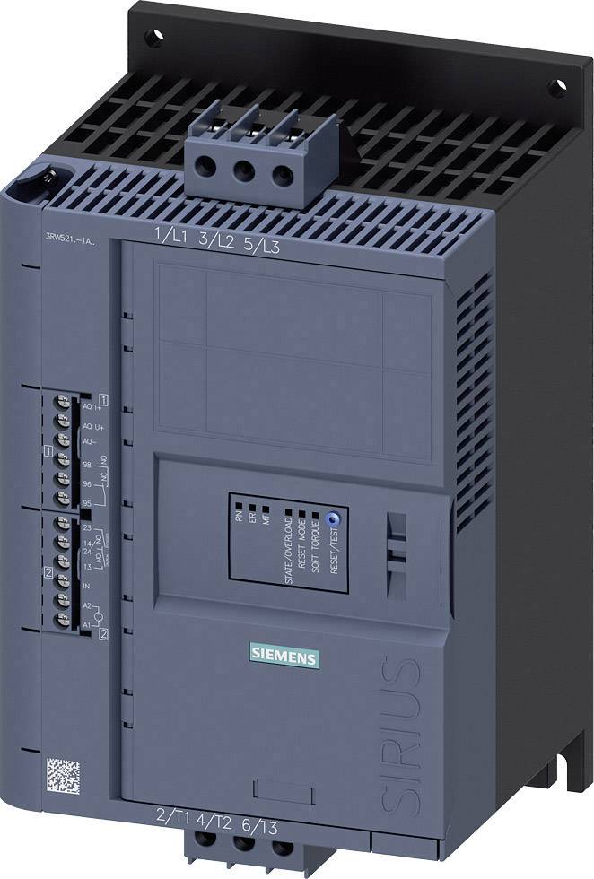 Siemens 3RW5215-1AC14 3RW52151AC14 Sanftstarter Motorleistung bei 400 V 11 kW Motorleistung bei 230 V 5.5 kW 200 V, 480 ...