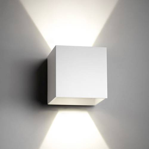 mlight Cube 81-4006 LED-Außenwandleuchte 6 W Weiß