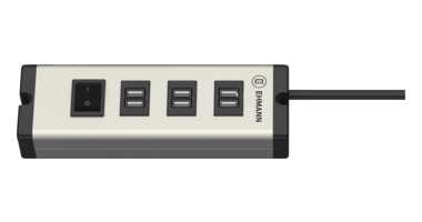 Ehmann - USB Multilader 6-Port →