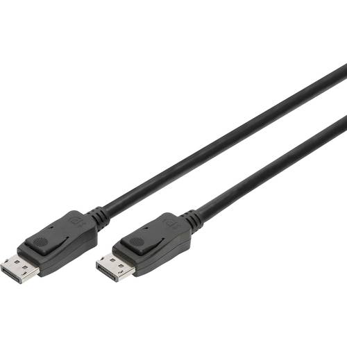 Digitus DisplayPort Anschlusskabel DisplayPort Stecker, DisplayPort Stecker 5.00 m Schwarz AK-340106-050-S vergoldete St...