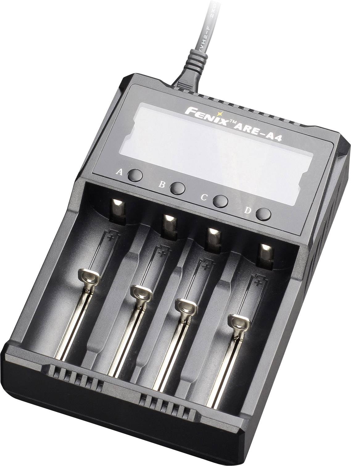 Fenix Light ARE-A4 Rundzellen-Ladegerät NiCd, NiMH, LiIon 10340, 10350, 10440, 10500, 12500, 12650, 13500, 13650, 14500,-10