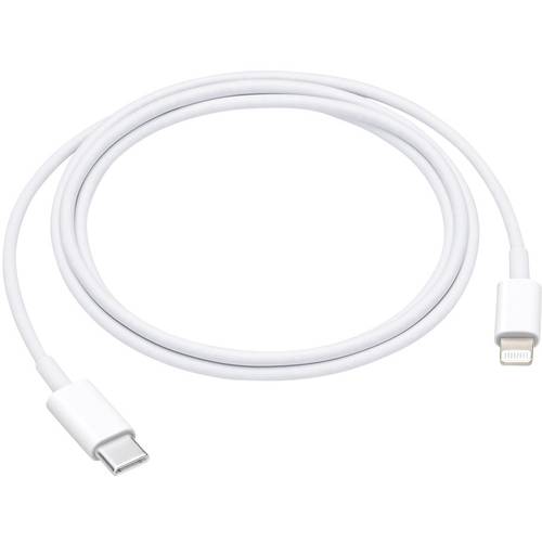 Thumbnail - USB-Kabel USB 2.0 USB-C® Stecker, Apple Lightning Stecker 1.00 m Weiß MX0K2ZM/A (B)