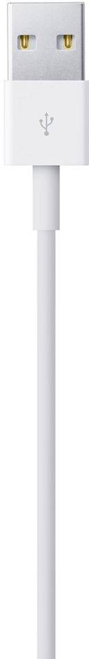 Apple iPad, iPhone, iPod, MacBook [1x Apple Lightning-Stecker - 1x USB 2.0 Stecker A] 1.00 m Weiß-2