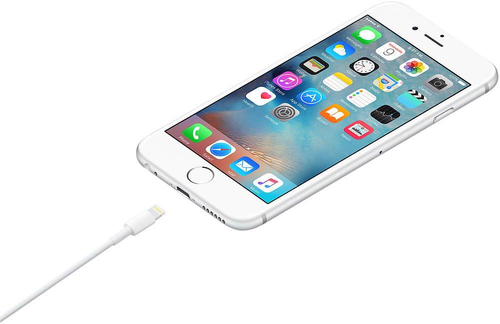 Apple iPad, iPhone, iPod, MacBook [1x Apple Lightning-Stecker - 1x USB 2.0 Stecker A] 1.00 m Weiß-3