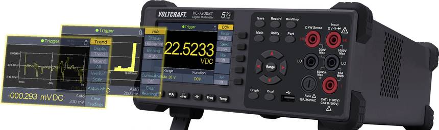 Stolní multimetr VOLTCRAFT VC-7200BT