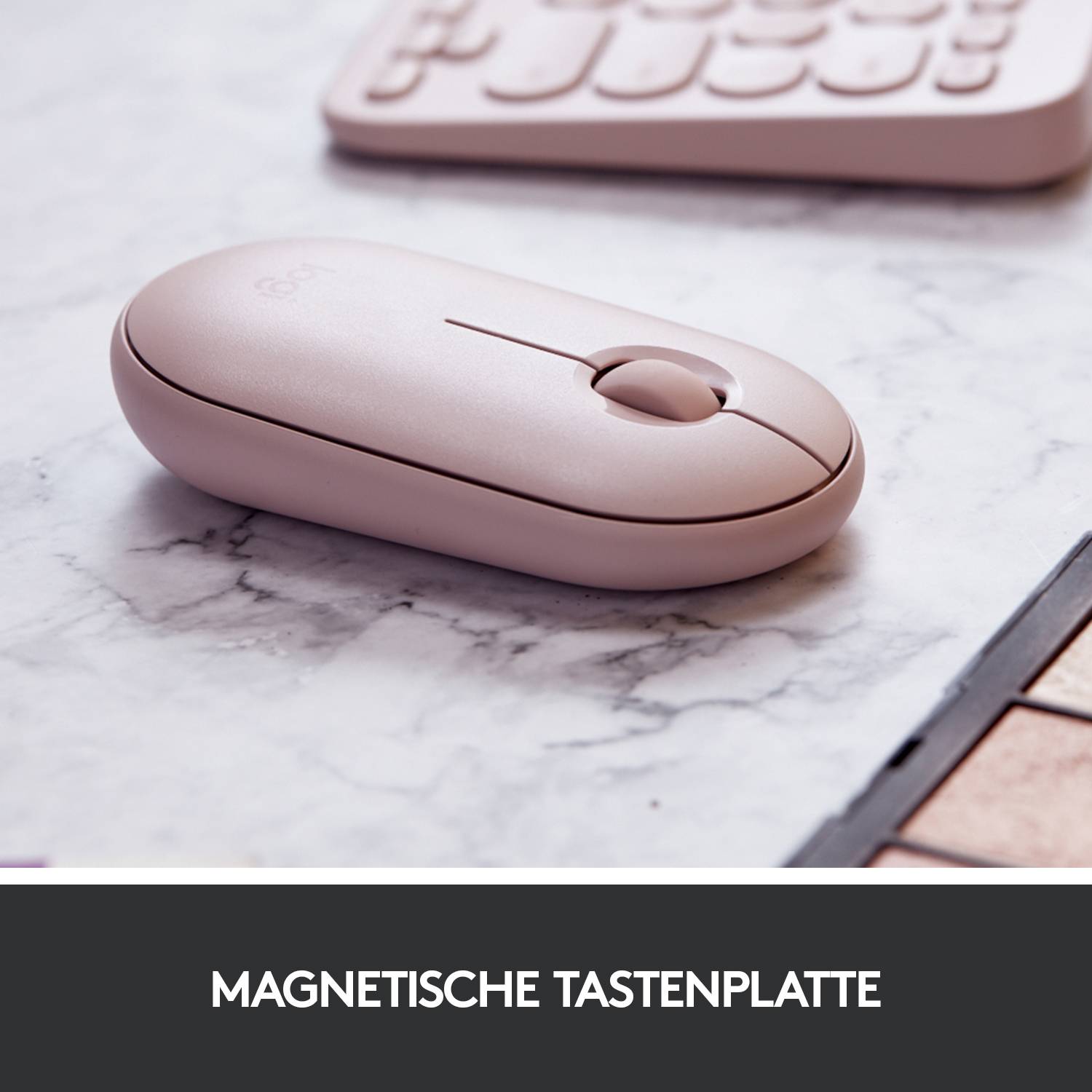 Logitech Pebble M350 Maus Bluetooth®, Funk Optisch Rosa 3 Tasten 1000 dpi Geräuscharme Tasten-11