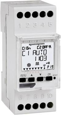Wallair 1IO3091 Zeitschaltuhr digital Wochenprogramm, Jahresprogramm 3500 W IP20 Zufallsfunktion, Urlaubsprogramm, Zyklusprogramm