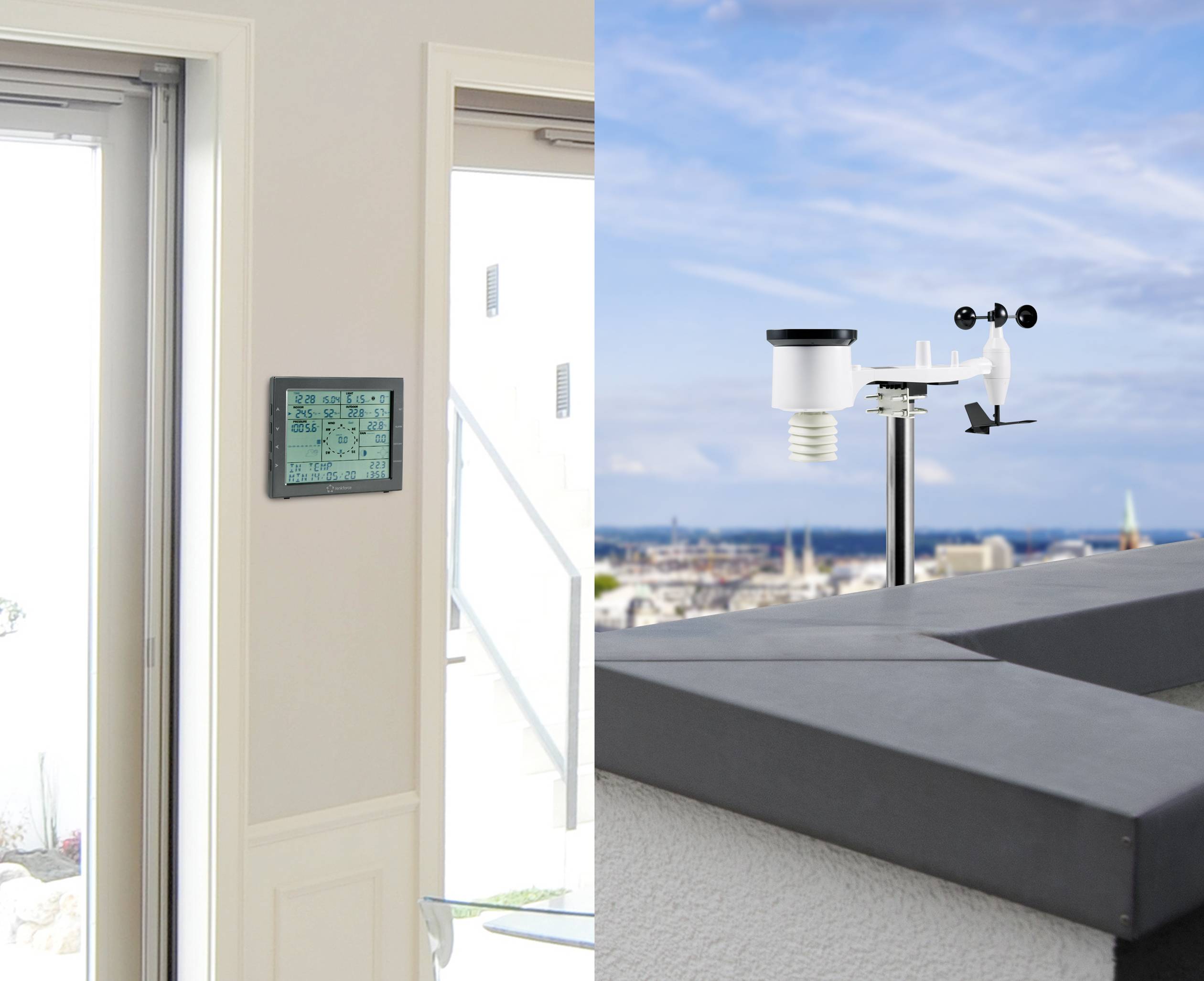 Renkforce RF-4406812 Funk-Wetterstation