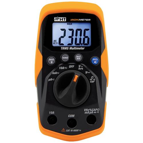 HT Instruments Flashmeter Hand-Multimeter kalibriert (DAkkS-akkreditiertes Labor) digital Wasserdicht (IP67) CAT IV 600 ...