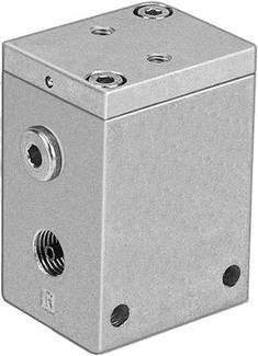 FESTO Vakuumsaugdüse VAK-1/4 6890 G 1/4 Nennweite (Details) 1 mm Gehäusematerial Aluminium Druckguss-0