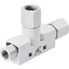 FESTO Vakuumsaugdüse VN-05-H-T3-PI4-VI4-RI4 193498 G 1/8 Nennweite (Details) 0.45 mm Gehäusematerial POM Dichtungsmaterial NBR
