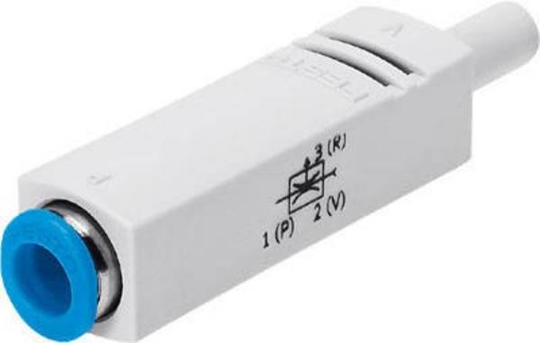 FESTO Vakuumsaugdüse VN-05-M-I3-PQ2-VT2 193555  QS-6 Nennweite (Details) 0.45 mm Gehäusematerial POM Dichtungsmaterial NBR