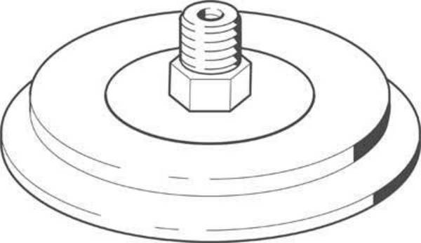 FESTO Vakuumsauger VAS-100-1/4-PUR-B 1396098  G 1/4 Nennweite (Details) 4 mm  Dichtungsmaterial PUR