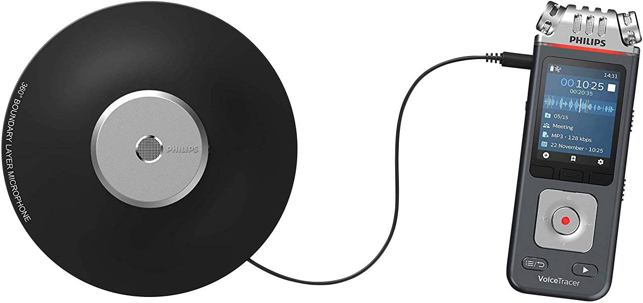 Philips DVT-8110 Digitales Diktiergerät Aufzeichnungsdauer (max.) 2147 h Anthrazit, Chrom-2