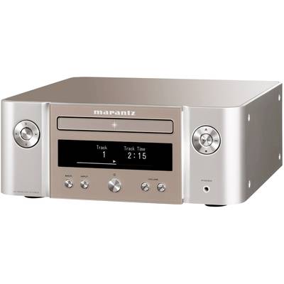 Marantz MCR612/N1SG Netzwerk Stereo Receiver 2x60 W Schwarz, Gold AirPlay, Bluetooth®, DAB+, Internetradio, WLAN, USB