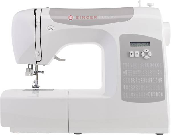 Singer C5205GR - Nähmaschine - 80 Stiche - 6 Einstufen-Knopflöcher