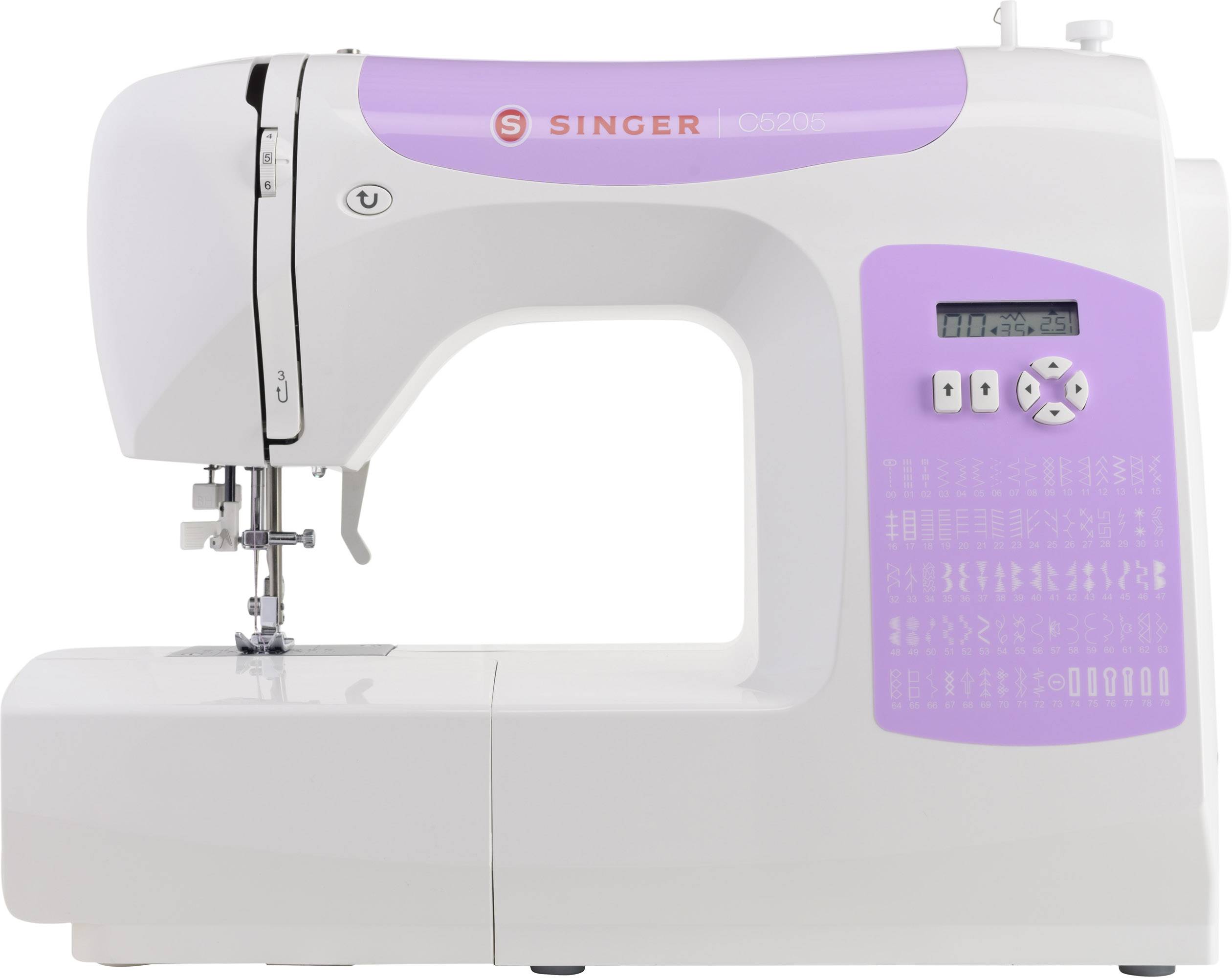 C5205 purple sewing machine