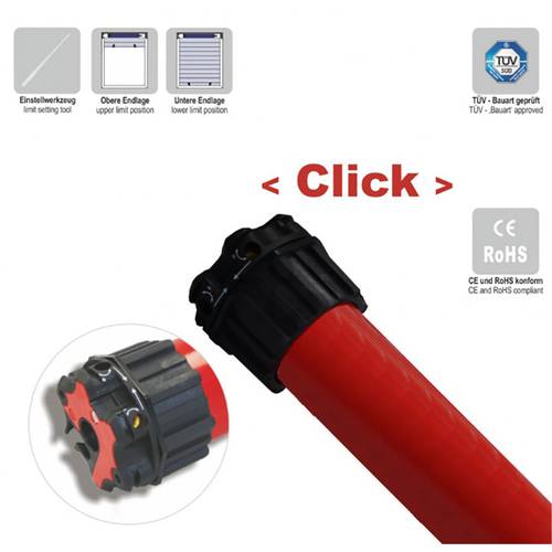 Heicko HRK6010-13 Rohrmotor 60 mm 23 kg 136 W 10 Nm