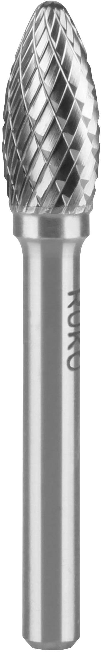 RUKO 116220 Frässtift Hartmetall 12 mm Länge 77 mm Schaftdurchmesser 6 mm