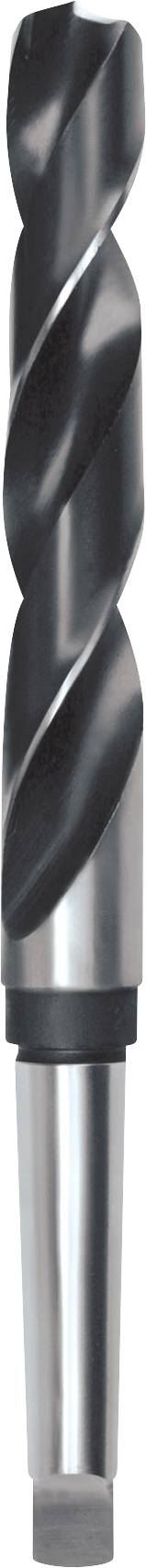 Ein metallisch glänzender Spiralbohrer mit robustem, verdrehtem Design und scharfer Spitze, geeignet für präzises Bohren in harte Materialien.