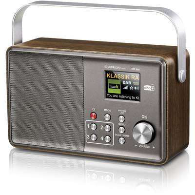 Albrecht DR 860 Senior Digitalradio DAB+/UKW, Farbdisplay, inkl. 4000mAh Akku Das bedienerfreundliche Digitalradio ? Int-2