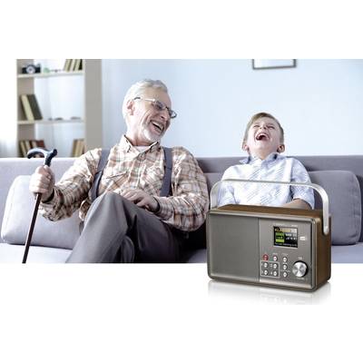 Albrecht DR 860 Senior Digitalradio DAB+/UKW, Farbdisplay, inkl. 4000mAh Akku Das bedienerfreundliche Digitalradio ? Int-3