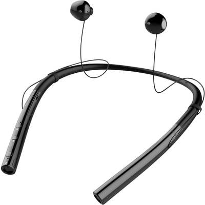 Tie Studio TQ14 Sport In Ear Headset Bluetooth®  Schwarz  Nackenbügel, Schweißresistent, Lautstärkeregelung