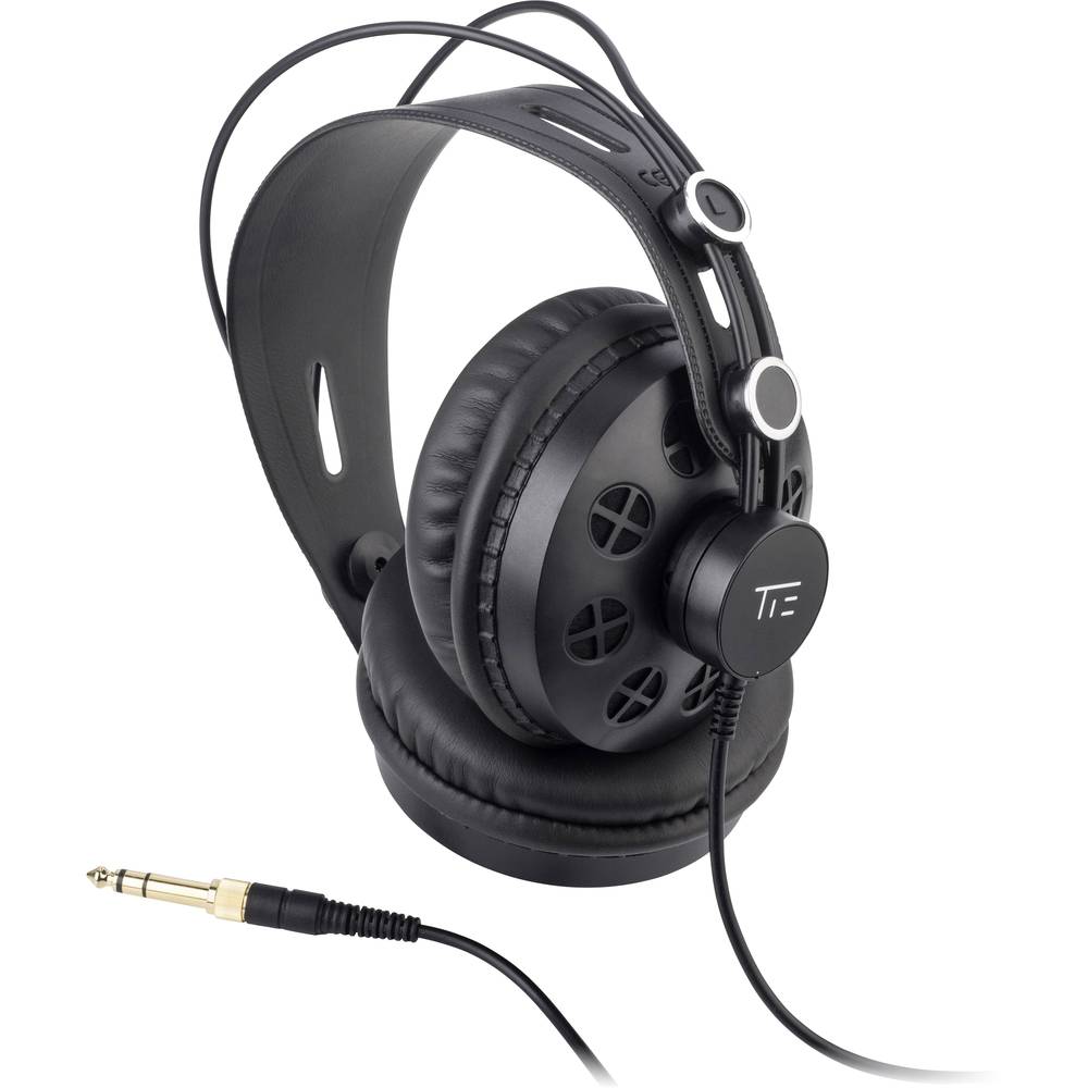 Tie Studio THP-580 Over Ear koptelefoon Studio Kabel Zwart