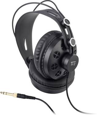 Tie Studio THP-580  Over Ear Kopfhörer kabelgebunden  Schwarz   Studio
