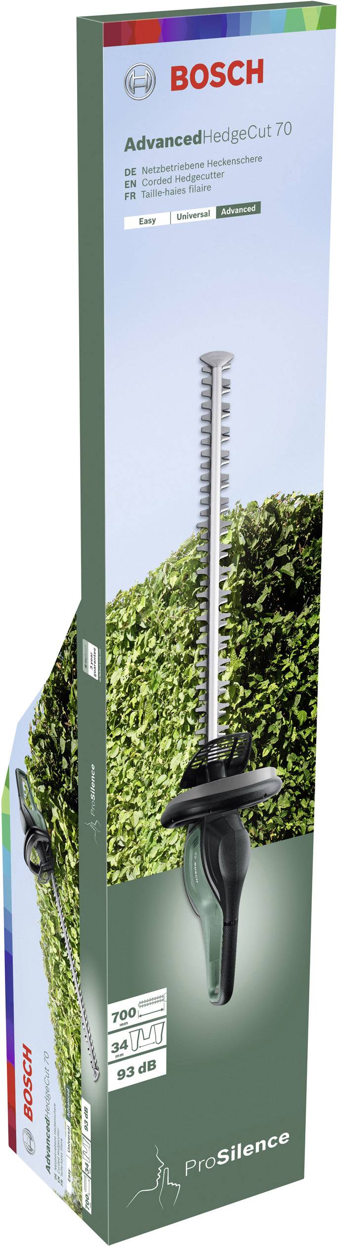 Bosch Home and Garden AdvancedHedgecut 70 Elektro Heckenschere mit Schutzbügel 500 W 700 mm-2
