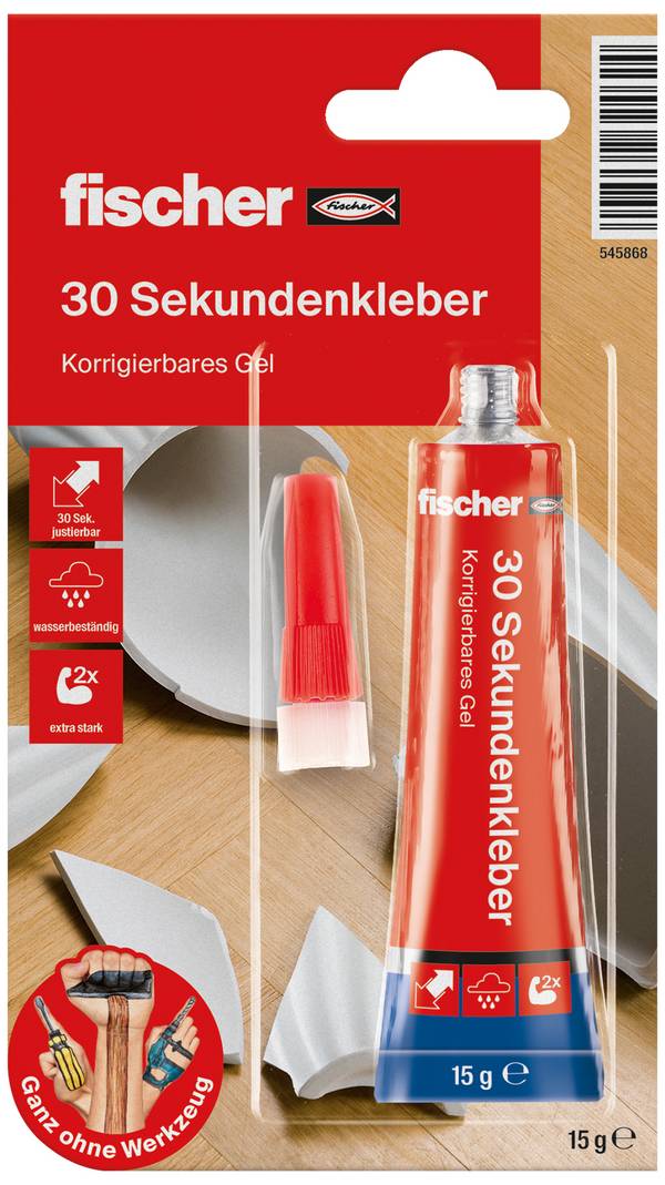 Fischer  Sekundenkleber 545868  15 g