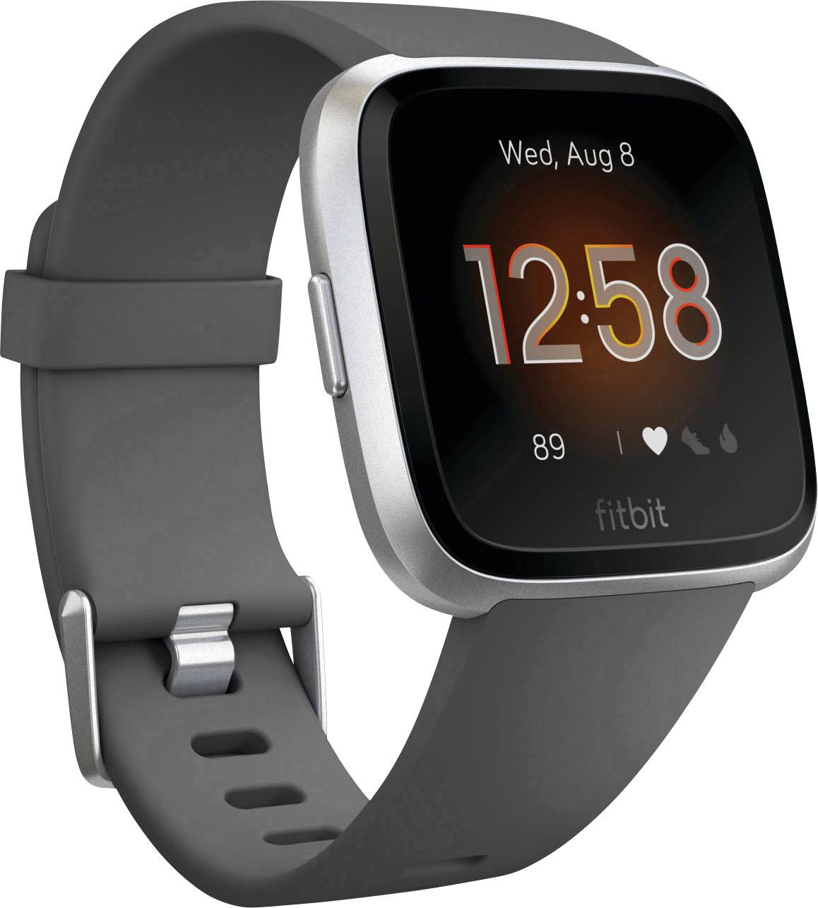 Versa Lite Fitness-Tracker Charcoal, Silber