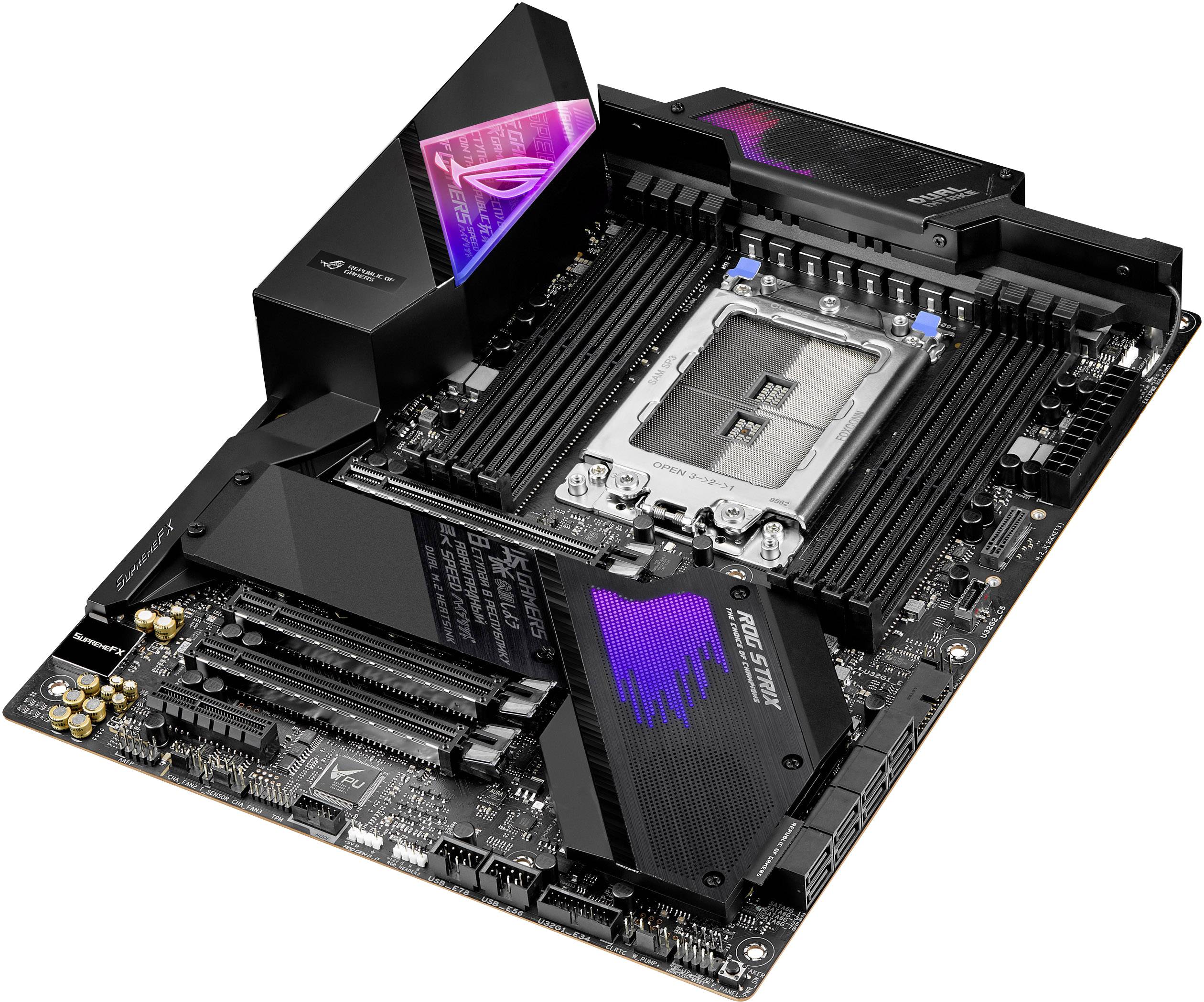 ASUS ROG Strix TRX40-E Gaming - Motherboard - ATX - Socket sTRX4 - AMD TRX40 - USB-C Gen2, USB 3.2 Gen 2-4