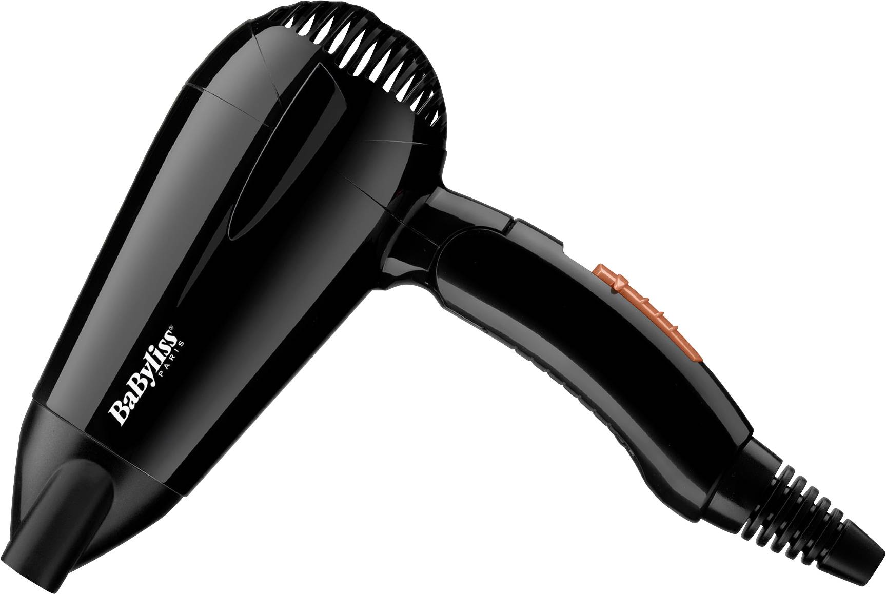 BaByliss Travel Dry 2000, Gleichstrom, 79 m³/h, Schwarz, Monochromatisch, Kunststoff, 1,8 m-6
