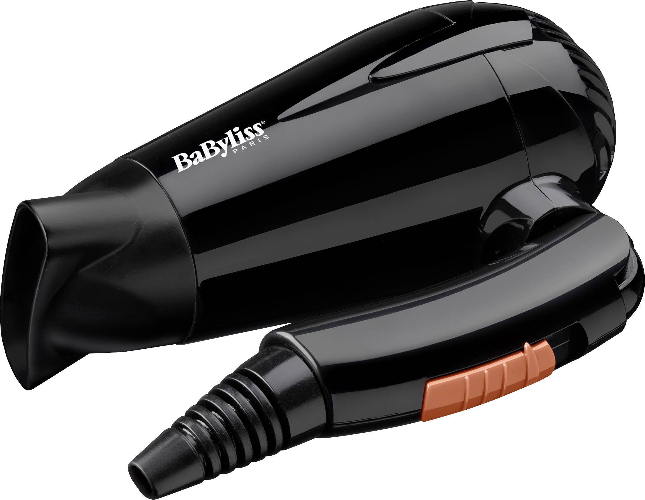 BaByliss Travel Dry 2000, Gleichstrom, 79 m³/h, Schwarz, Monochromatisch, Kunststoff, 1,8 m-7