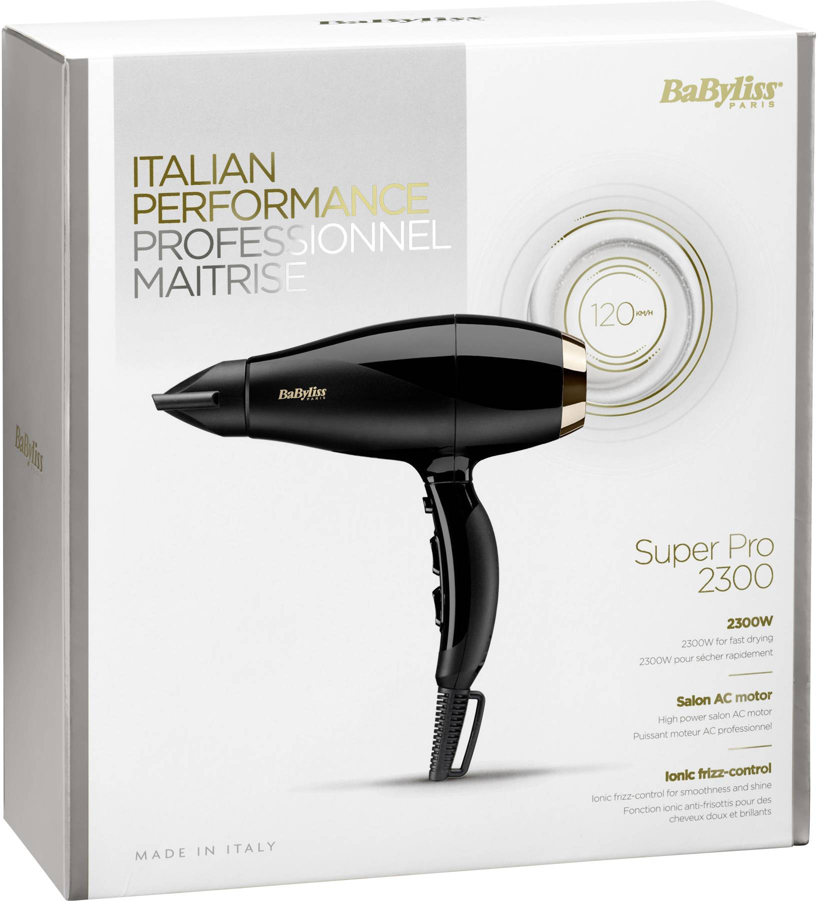 Babyliss Pro 2300 Haartrockner Schwarz-5