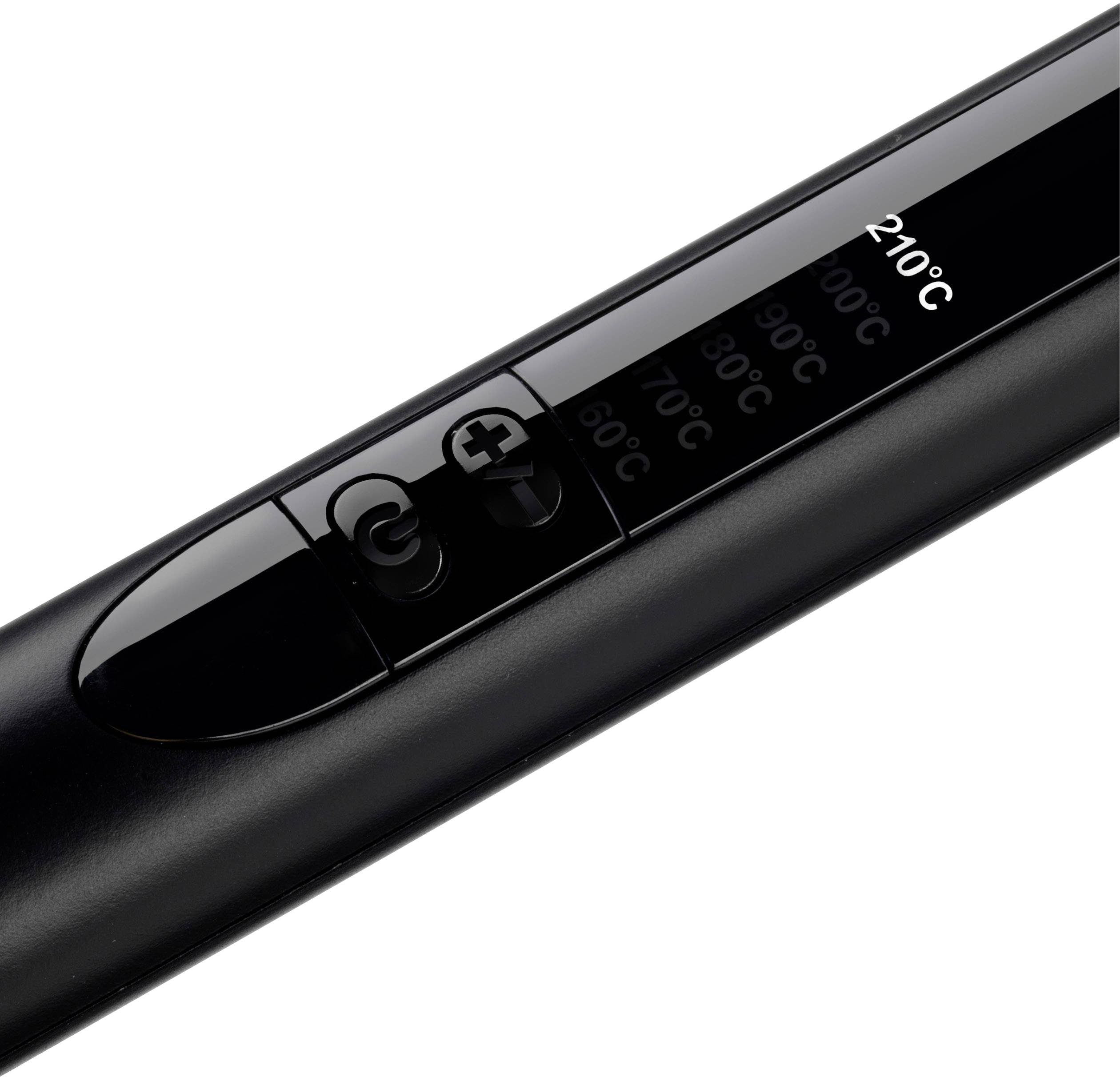 BaByliss Conical Wand, Lockenstab, Warm, 160 °C, 210 °C, 40 s, Schwarz, Pink-4