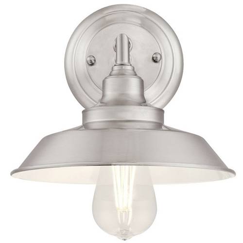 Westinghouse Iron Hill 63543 Wandleuchte E27 60 W LED Nickel (gebürstet)