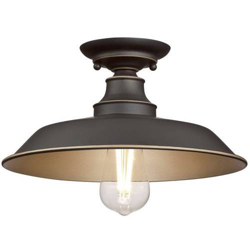 Deckenleuchte Iron Hill geölte Bronze breit