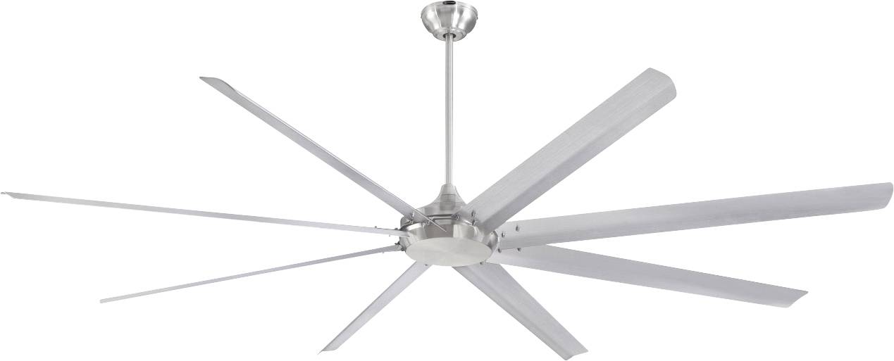 Deckenventilator Widespan Nickel mit Fernbedienung 254 cm-0