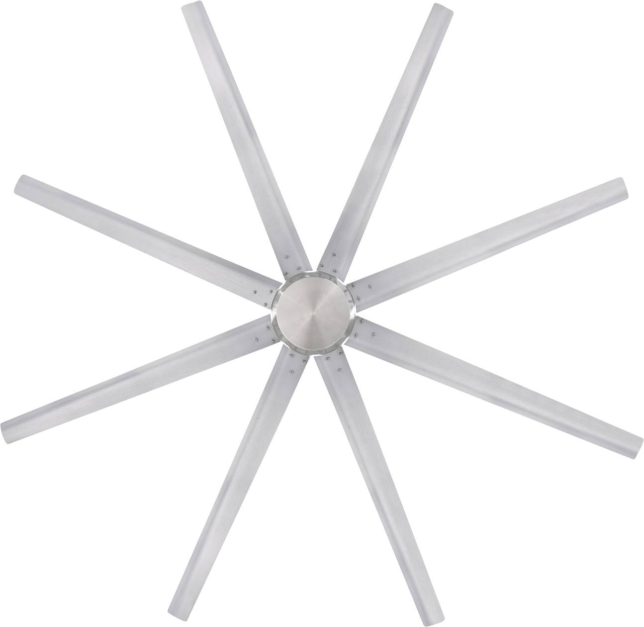 Deckenventilator Widespan Nickel mit Fernbedienung 254 cm-3