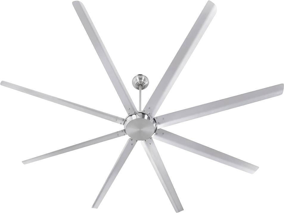 Deckenventilator Widespan Nickel mit Fernbedienung 254 cm-4