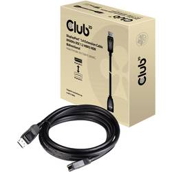 Image of club3D DisplayPort Verlängerungskabel DisplayPort Stecker, DisplayPort Buchse 3.00 m Schwarz CAC-1023 DisplayPort-Kabel