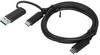 Lenovo USB-Kabel USB 3.2 Gen1 USB-A Stecker, USB-C® Stecker 1.00 m Schwarz 4X90U90618