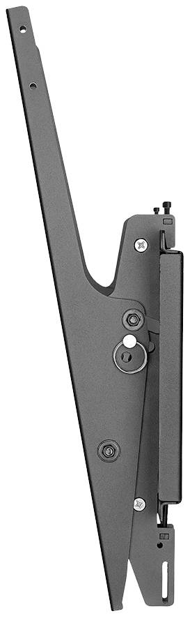 Ein silbernes mechanisches Scharnier mit Hebelmechanismus und Schrauben; wird für Kipp- und Drehfenster verwendet.