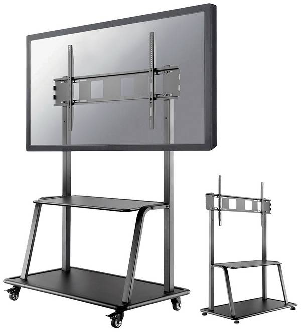 Neomounts NS-M4000BLACK TV-Rollwagen 152,4 cm (60") - 267,0 cm (105") Bodenständer, Starr