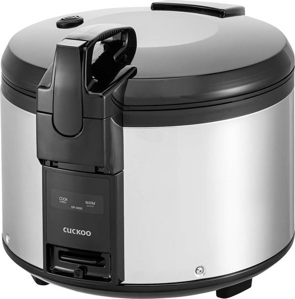 Cuckoo SR-4600 Gastro Reiskocher Edelstahl, Schwarz