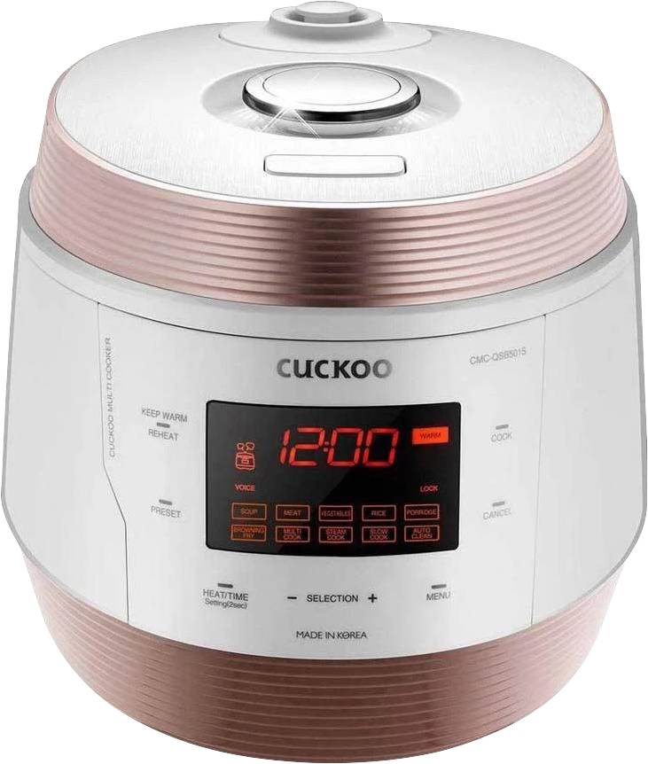 CUCKOO Multikocher 5,00l CMC-QSB501S 8-in-1 Dampfdruck